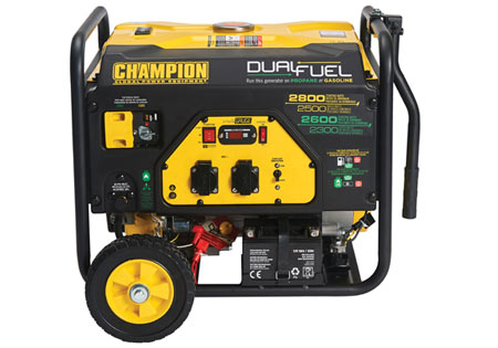 Champion 2800 Watt groupe électrogène Dual Fuel essence/propane avec démarrage Electrique